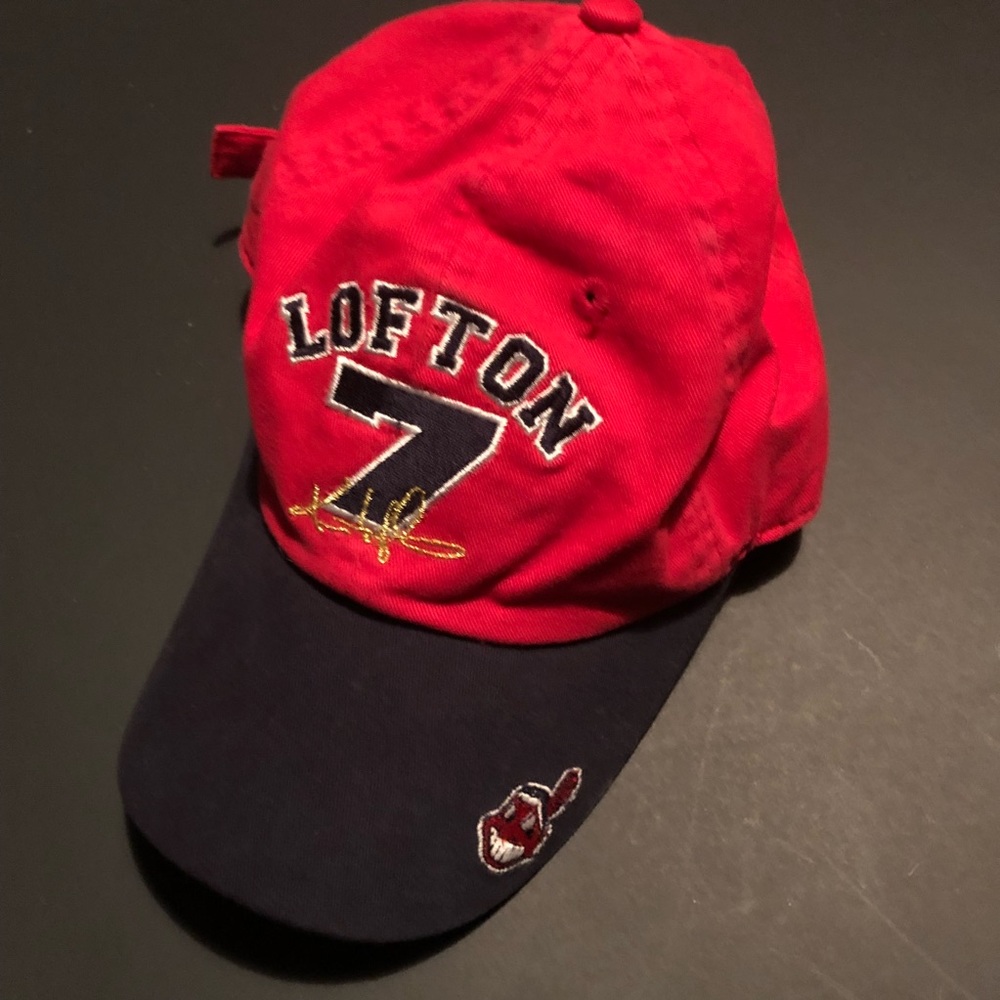 Cleveland Indians Kenny Lofton dad hat